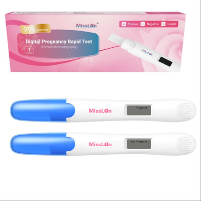 30 месяцев одна прокладка мочи набора теста цифров HCG шага для беременности ответа OTC 1-ого