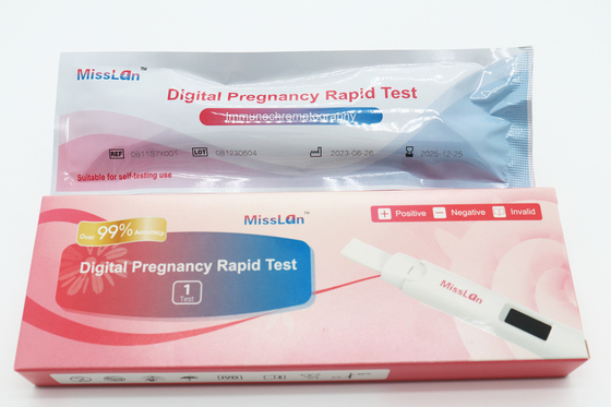 Шоу результата слова набора теста на беременность цифров предыдущее построенное в батарее