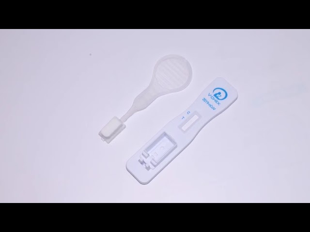 видео компании около 2019-nCoV Ag Saliva Rapid Test Card lollipop test